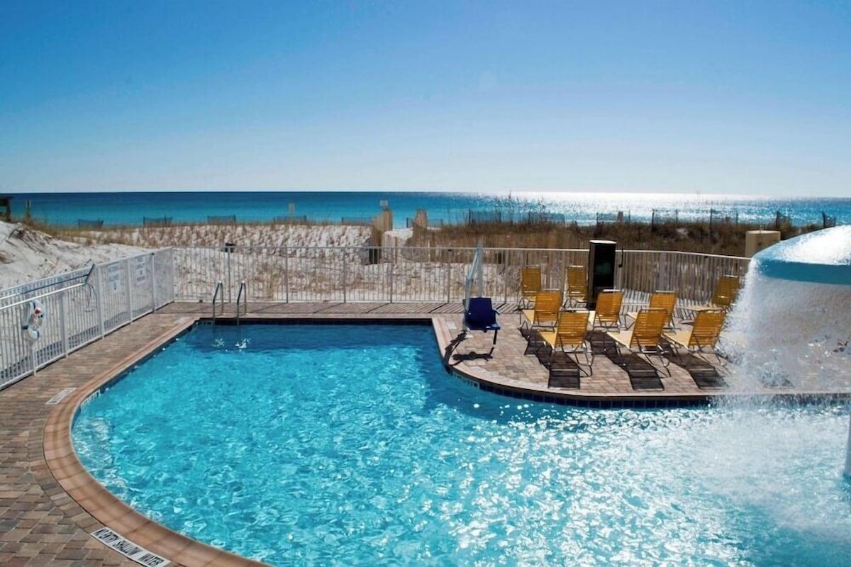 The pool at Fairfield Inn and Suites